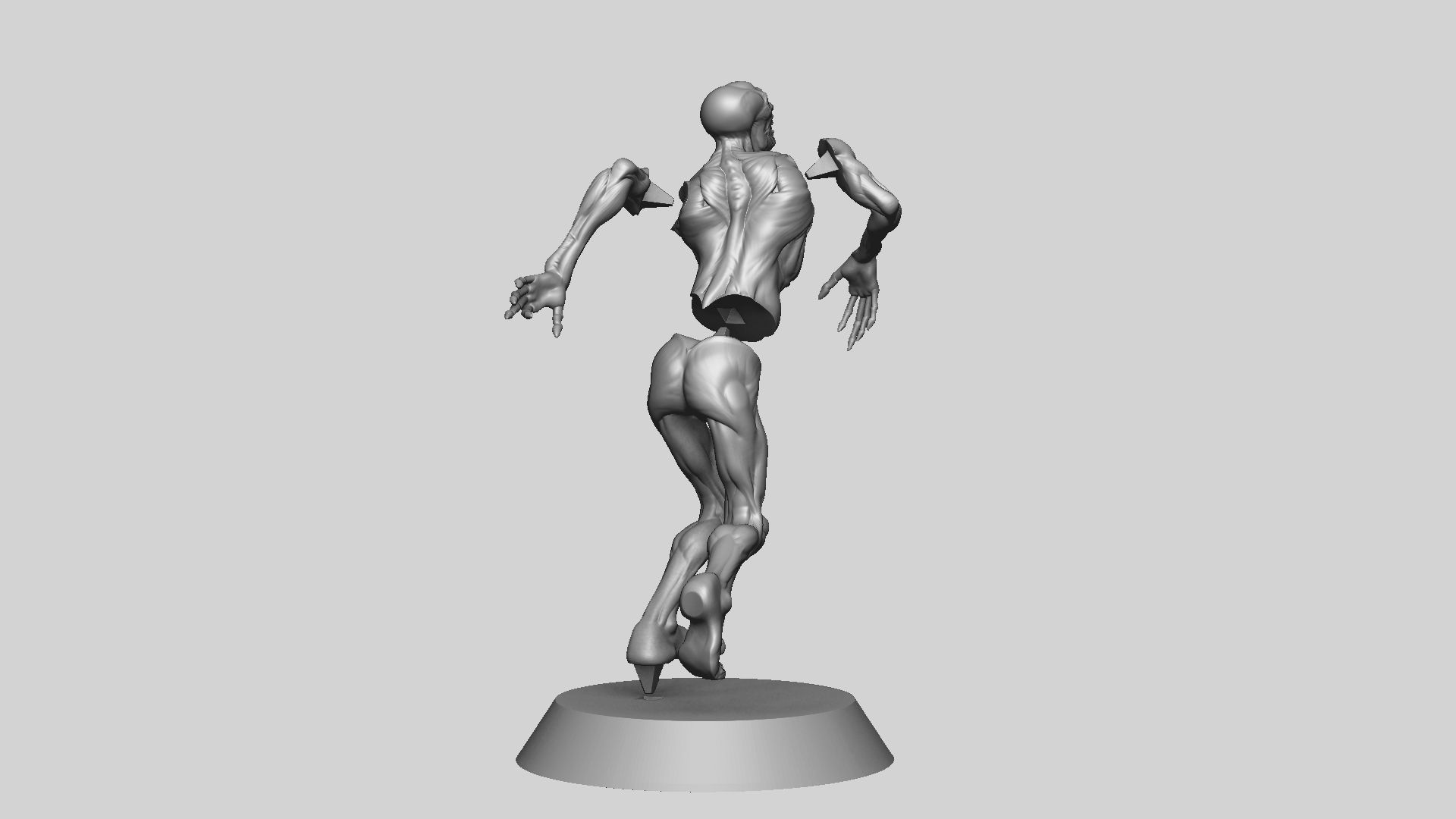 Zombie Undead Pose 01 3D print model 3D print model_28