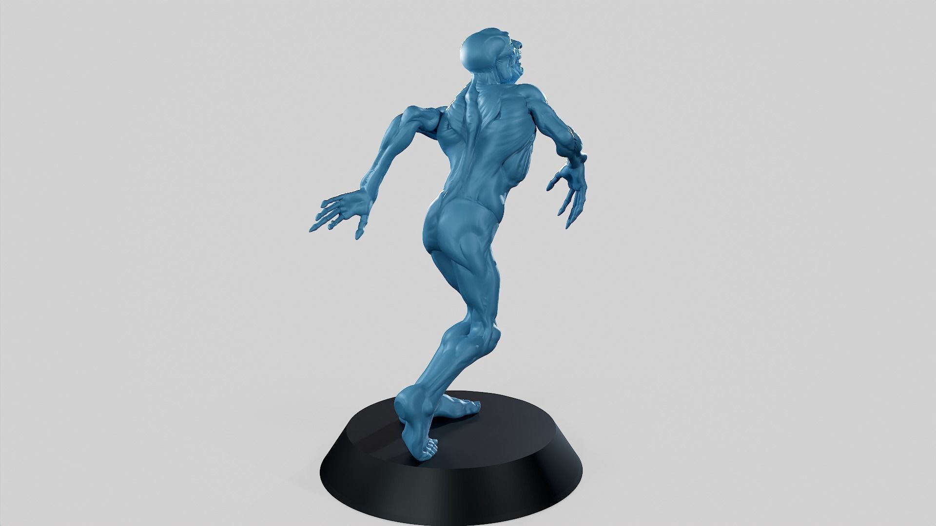 Zombie Undead Pose 01 3D print model 3D print model_41