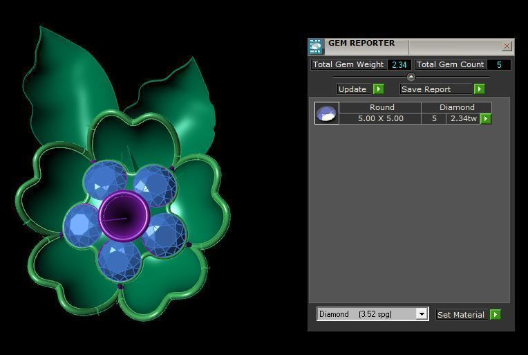 Brooches  3D print model_3