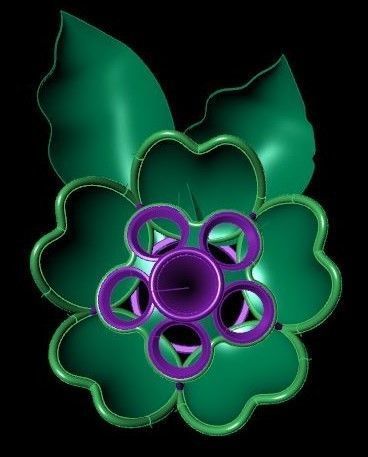 Brooches  3D print model_2