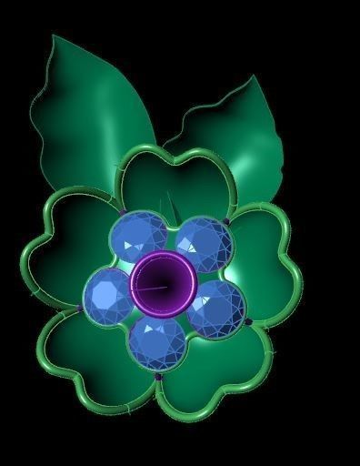 Brooches  3D print model_1