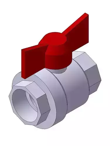 Ball Valve Bugatti 302  half inch 3D model