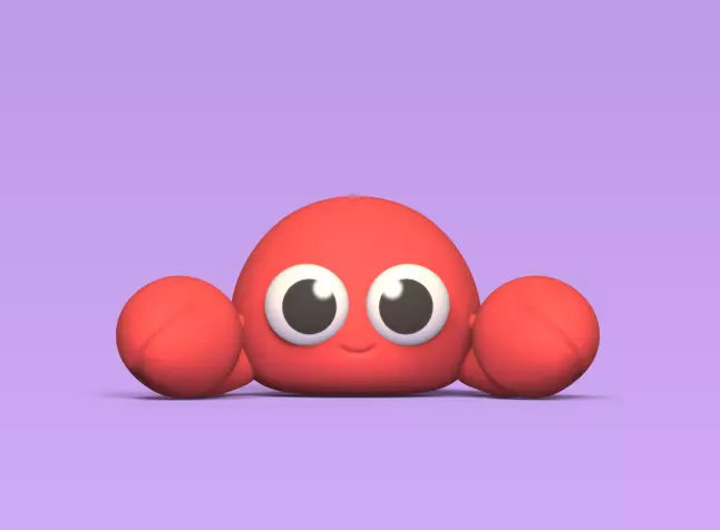 Flexi Crab 3D print model