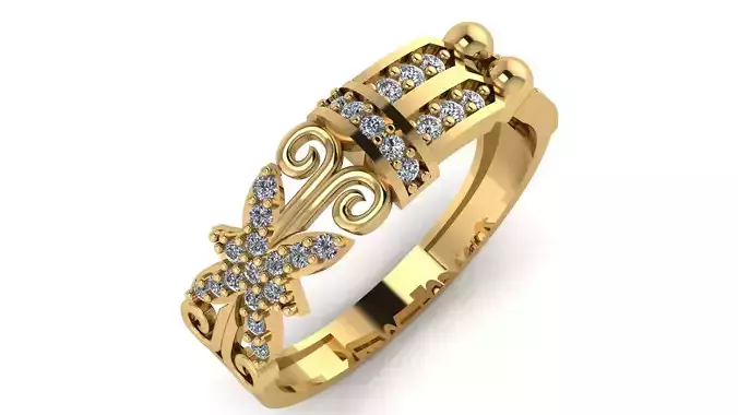 wedding Ring cocktail gemstone printable collection O 001