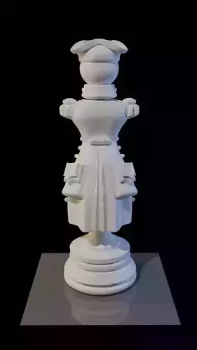 Queen stylized military uniform XVII-XVIII 