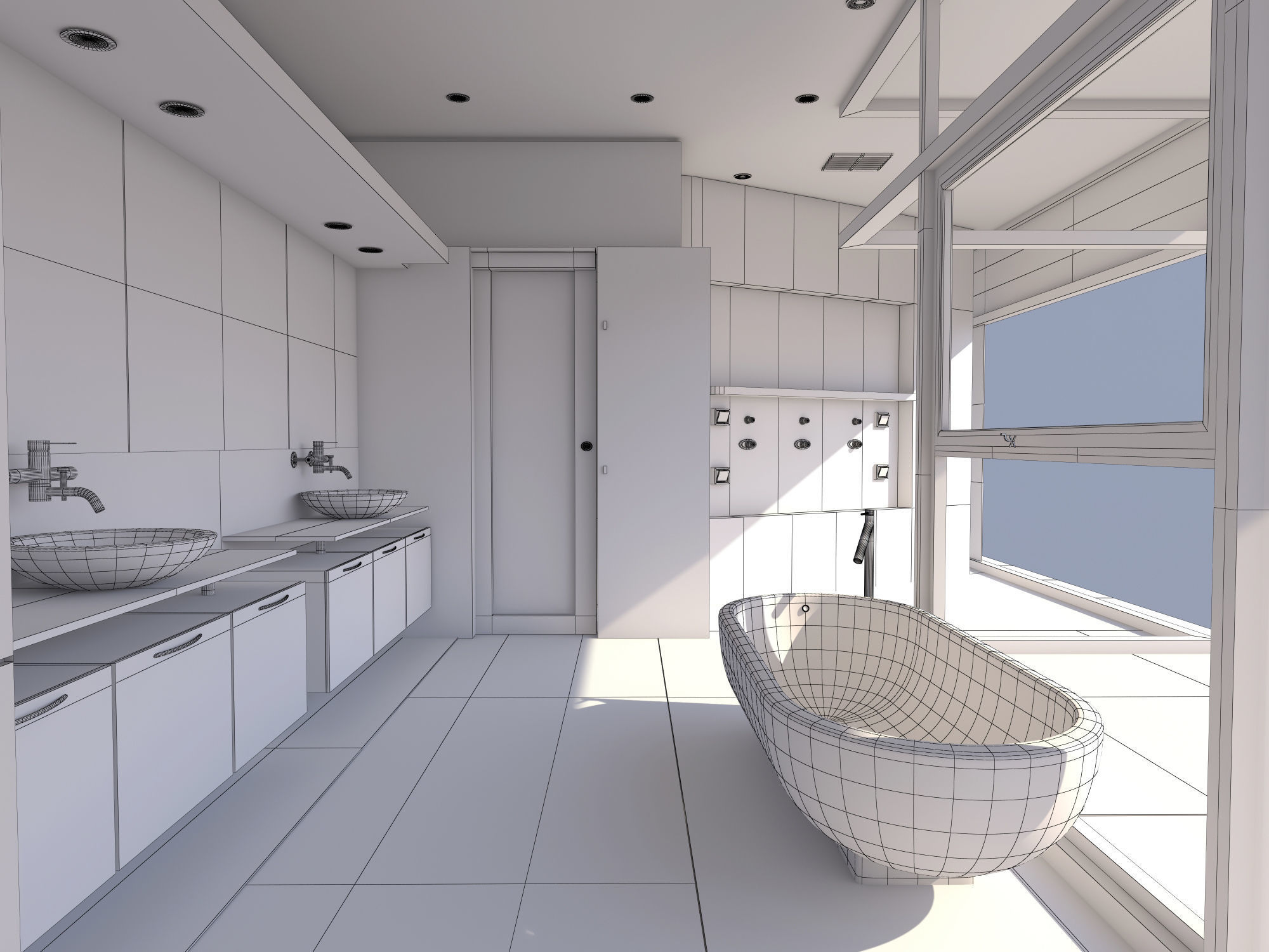 Bathroom 07 3D model_7