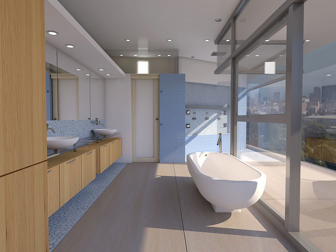 Bathroom 07 3D model