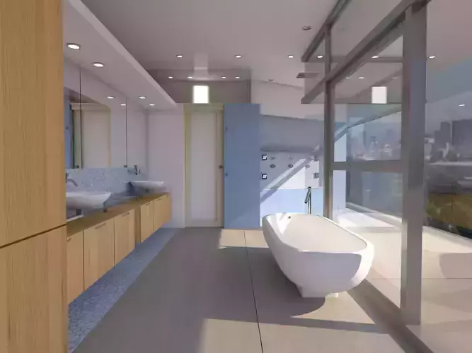 Bathroom 07 3D model
