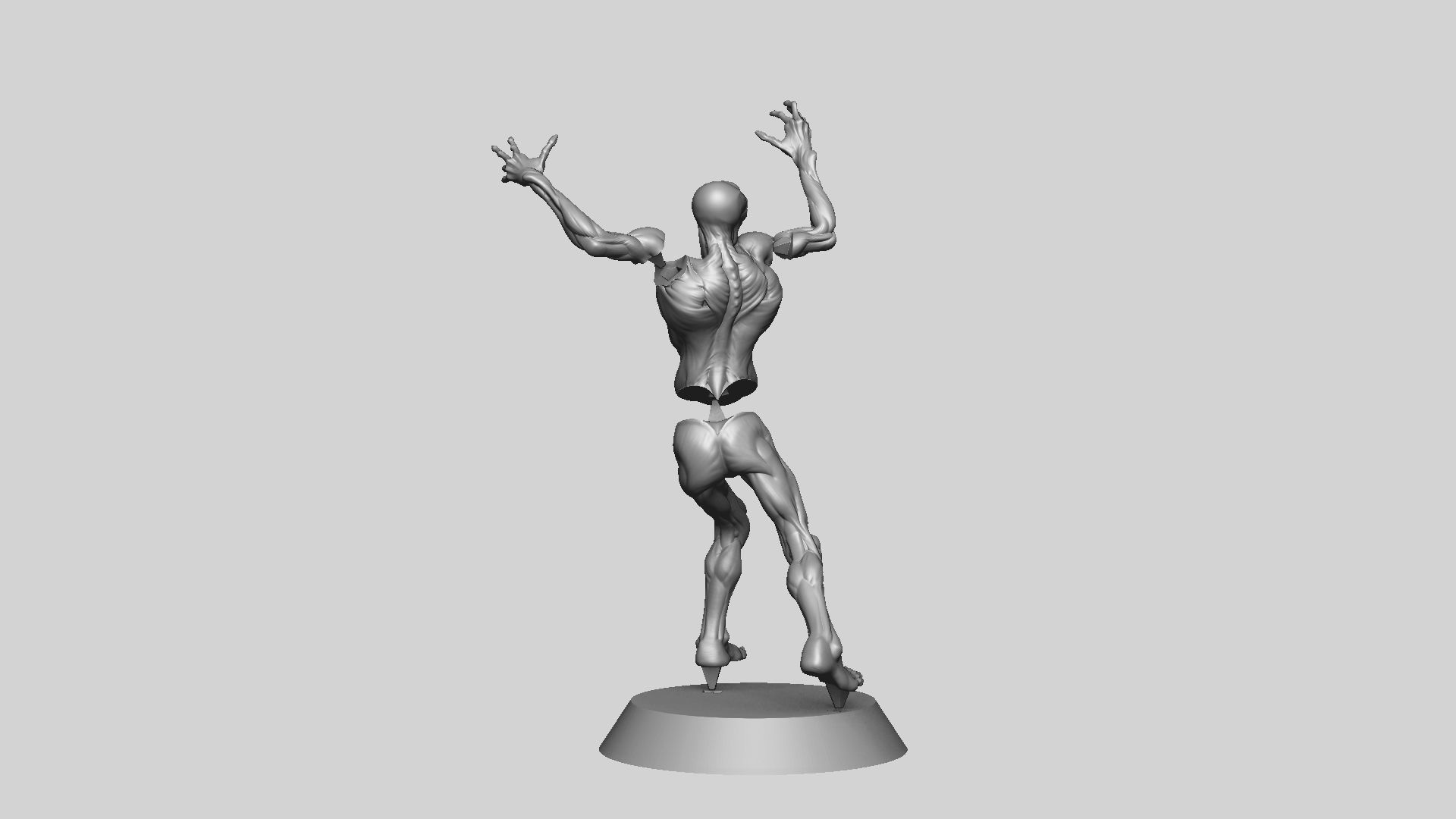 Zombie Undead Pose 02 3D print model_26