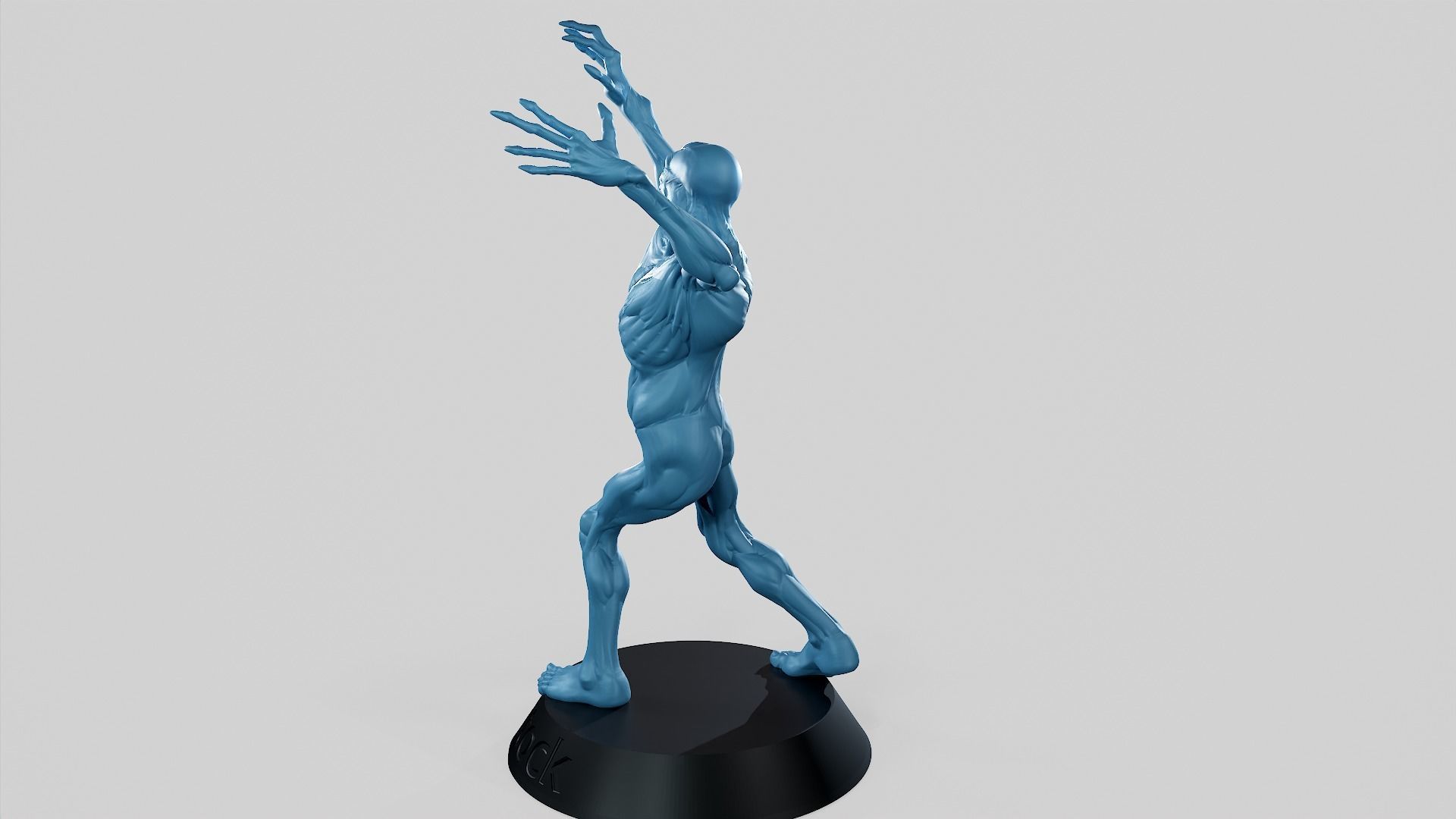Zombie Undead Pose 02 3D print model_15