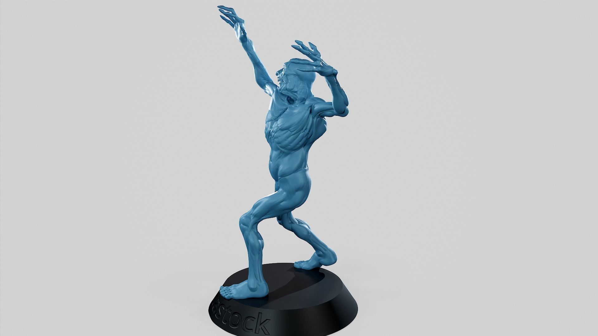 Zombie Undead Pose 02 3D print model_12