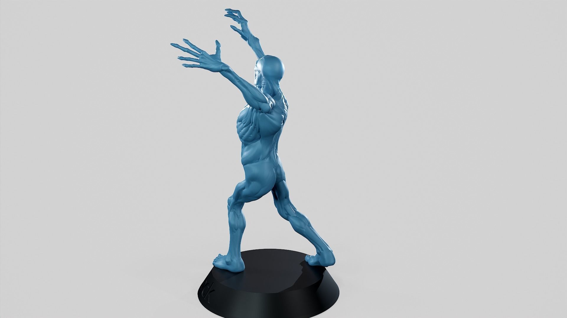 Zombie Undead Pose 02 3D print model_16