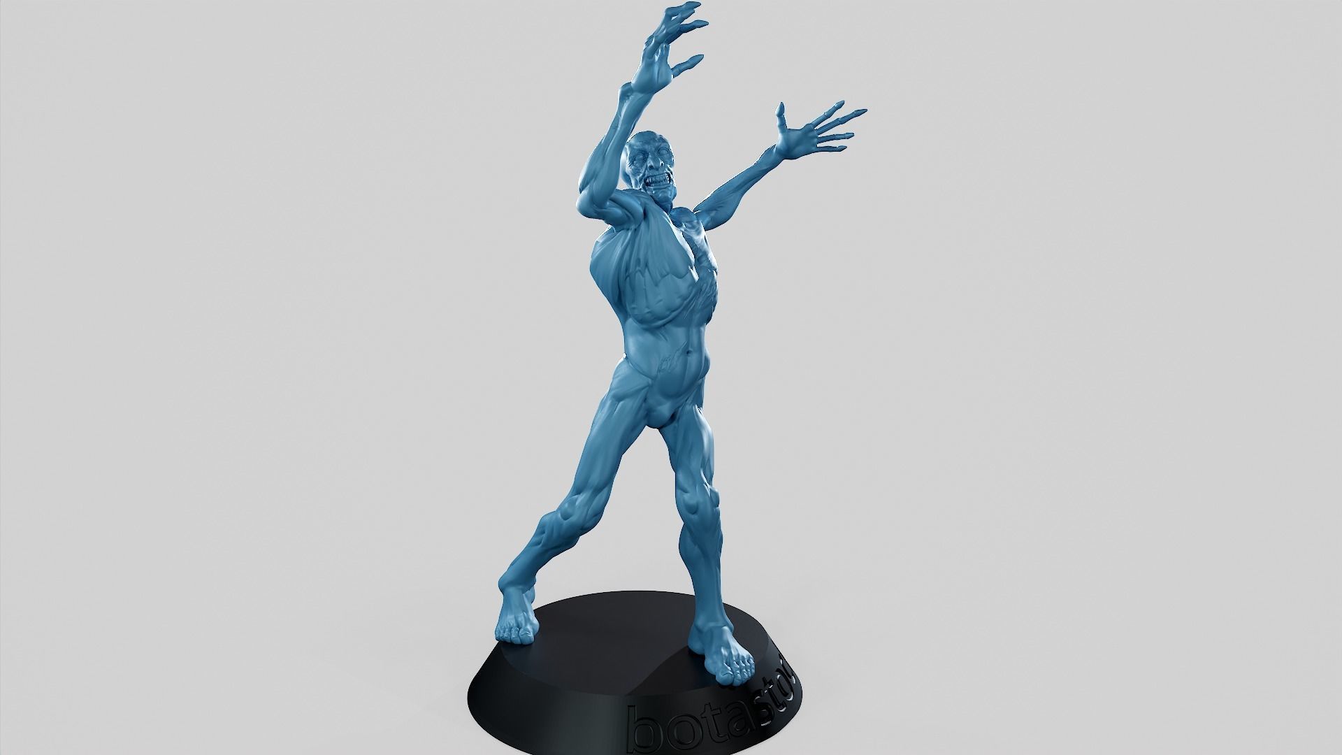 Zombie Undead Pose 02 3D print model_2