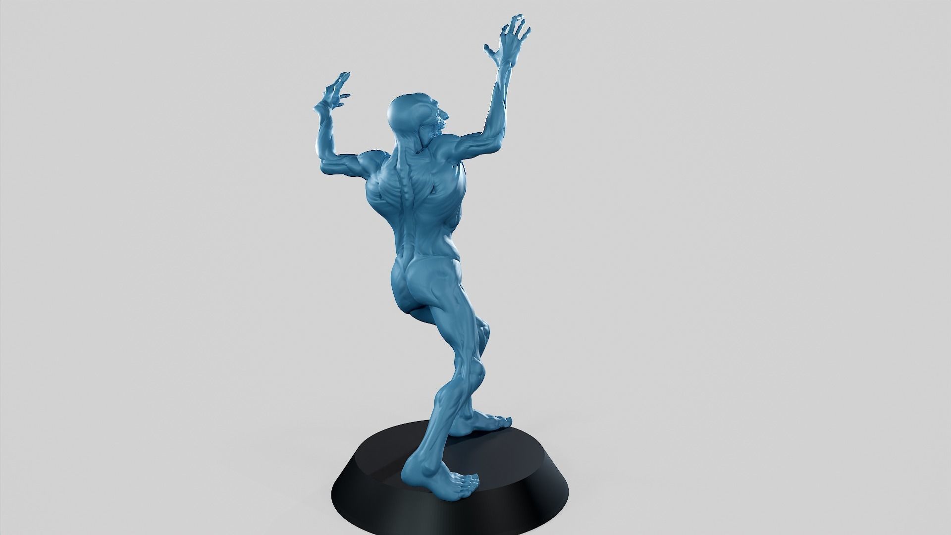 Zombie Undead Pose 02 3D print model_41