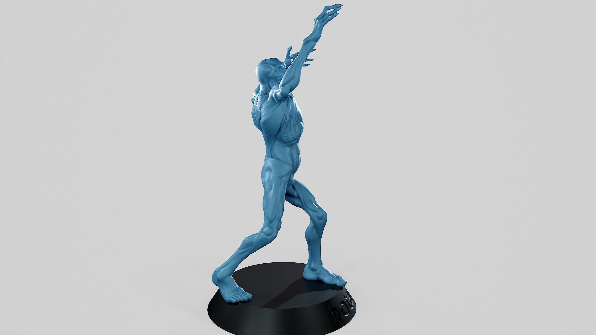 Zombie Undead Pose 02 3D print model_46