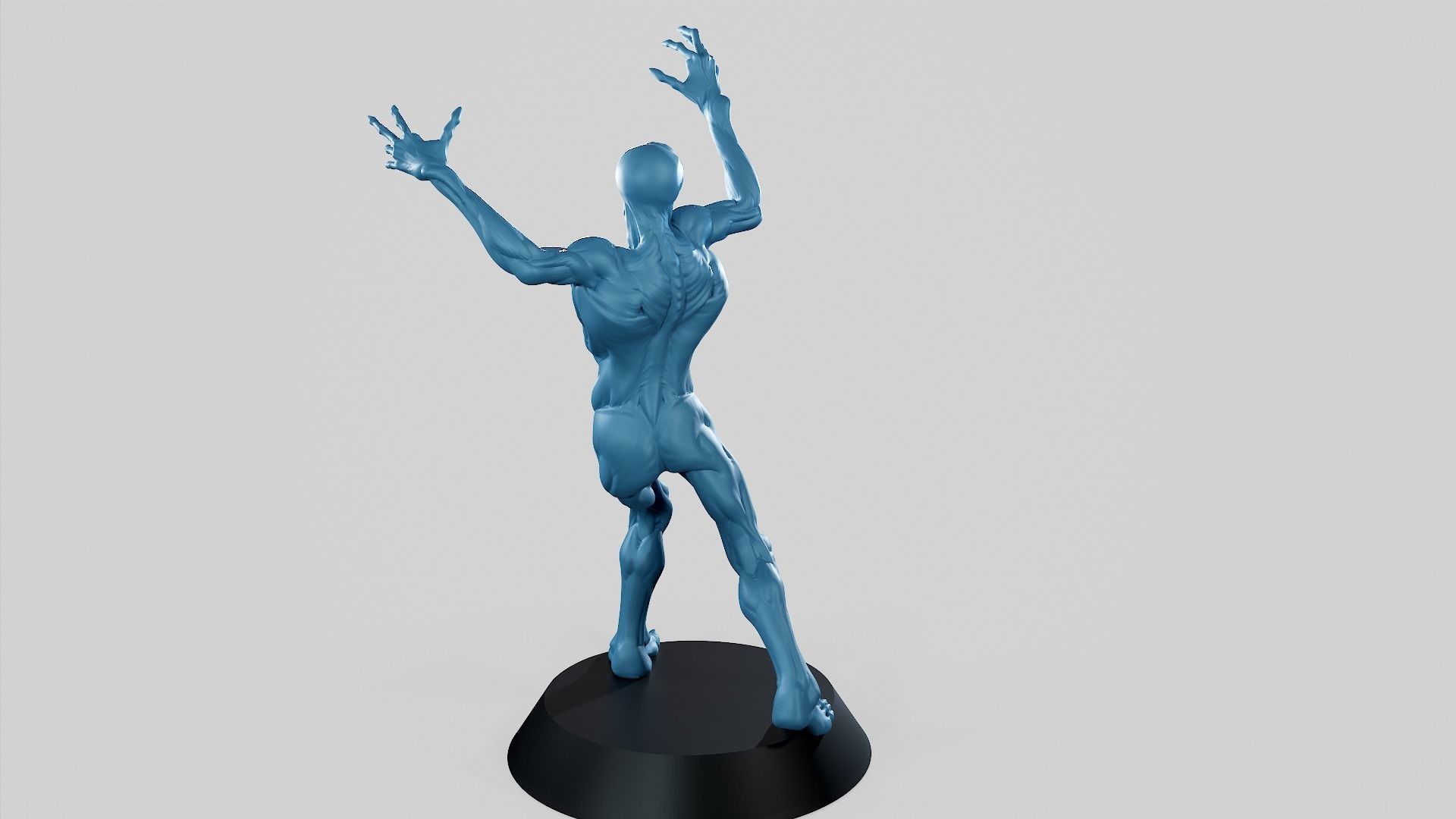 Zombie Undead Pose 02 3D print model_36