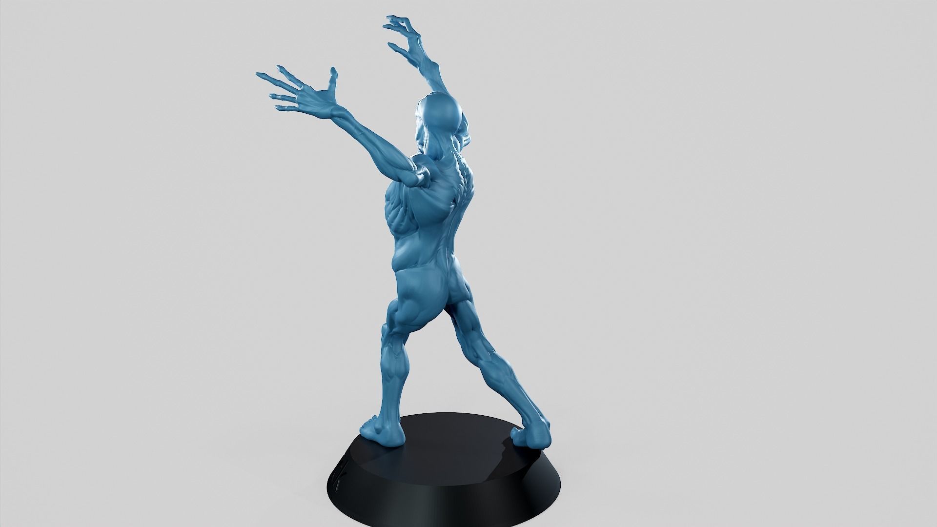 Zombie Undead Pose 02 3D print model_17