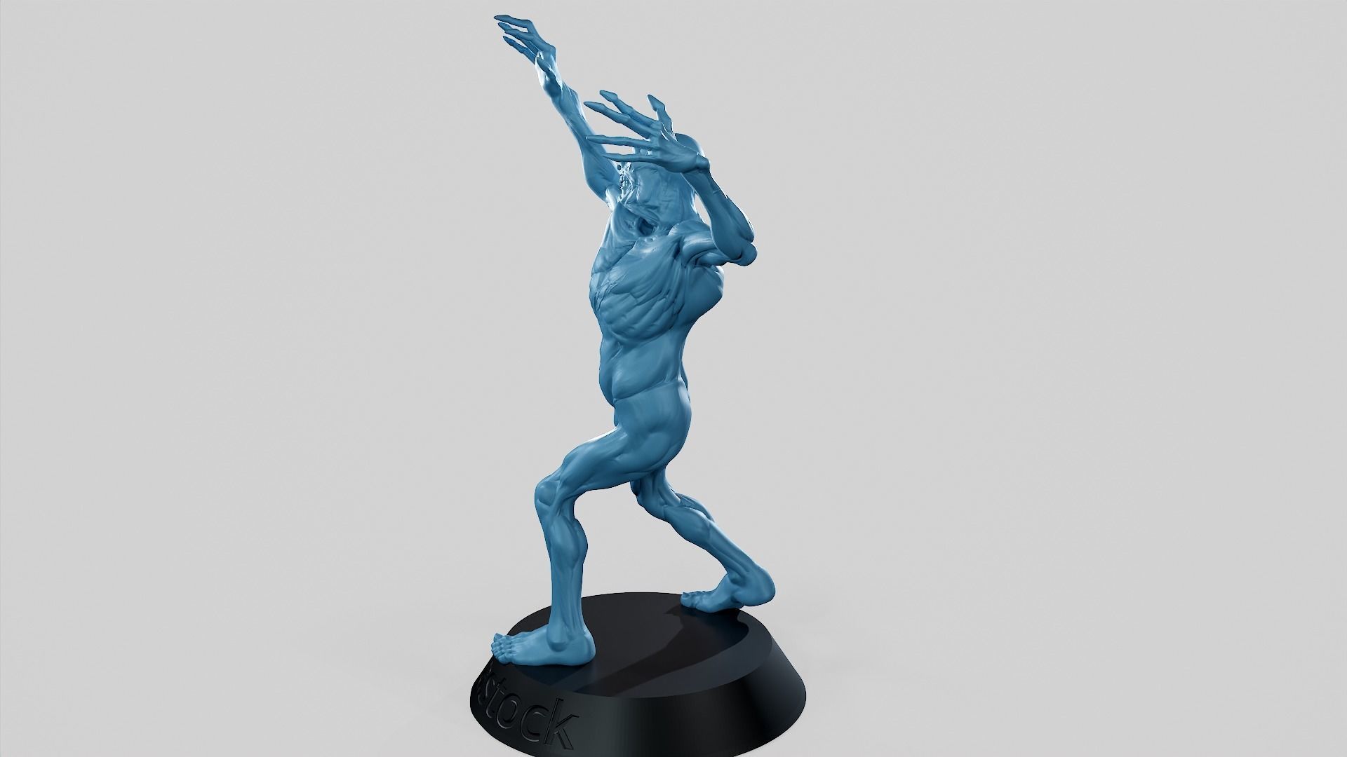 Zombie Undead Pose 02 3D print model_13