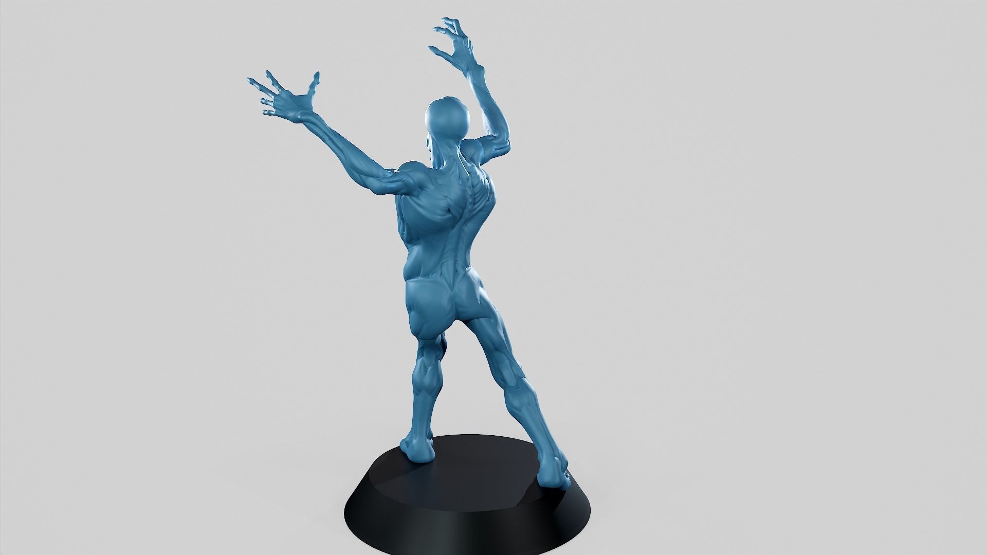 Zombie Undead Pose 02 3D print model_35