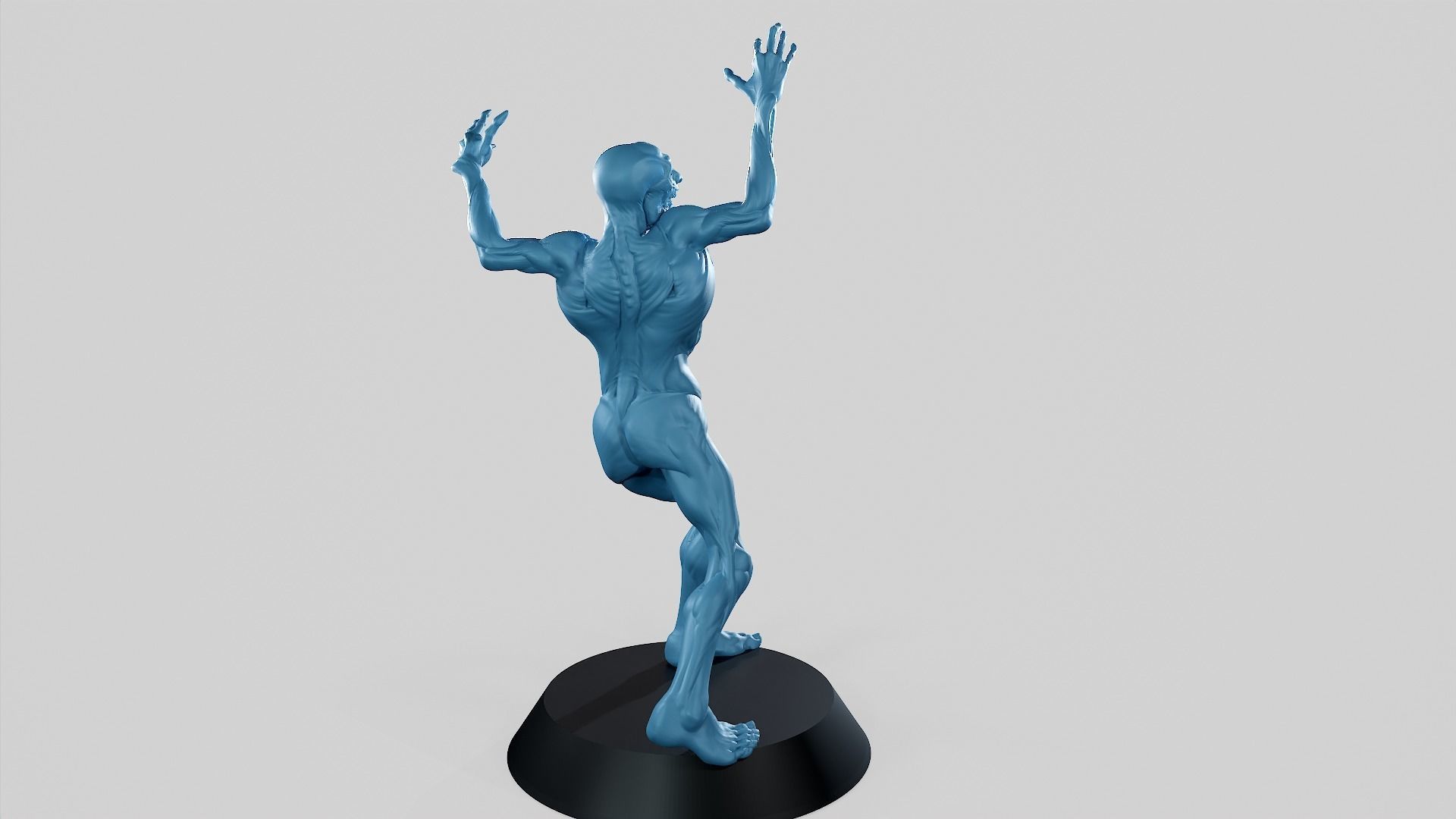 Zombie Undead Pose 02 3D print model_40