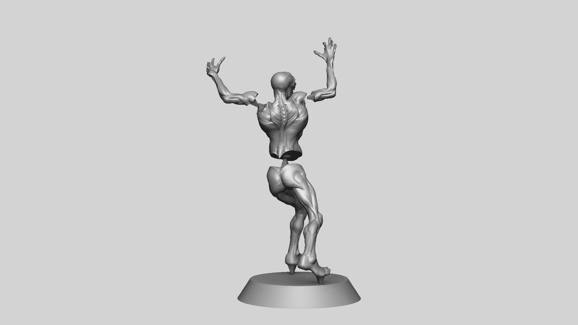 Zombie Undead Pose 02 3D print model_27