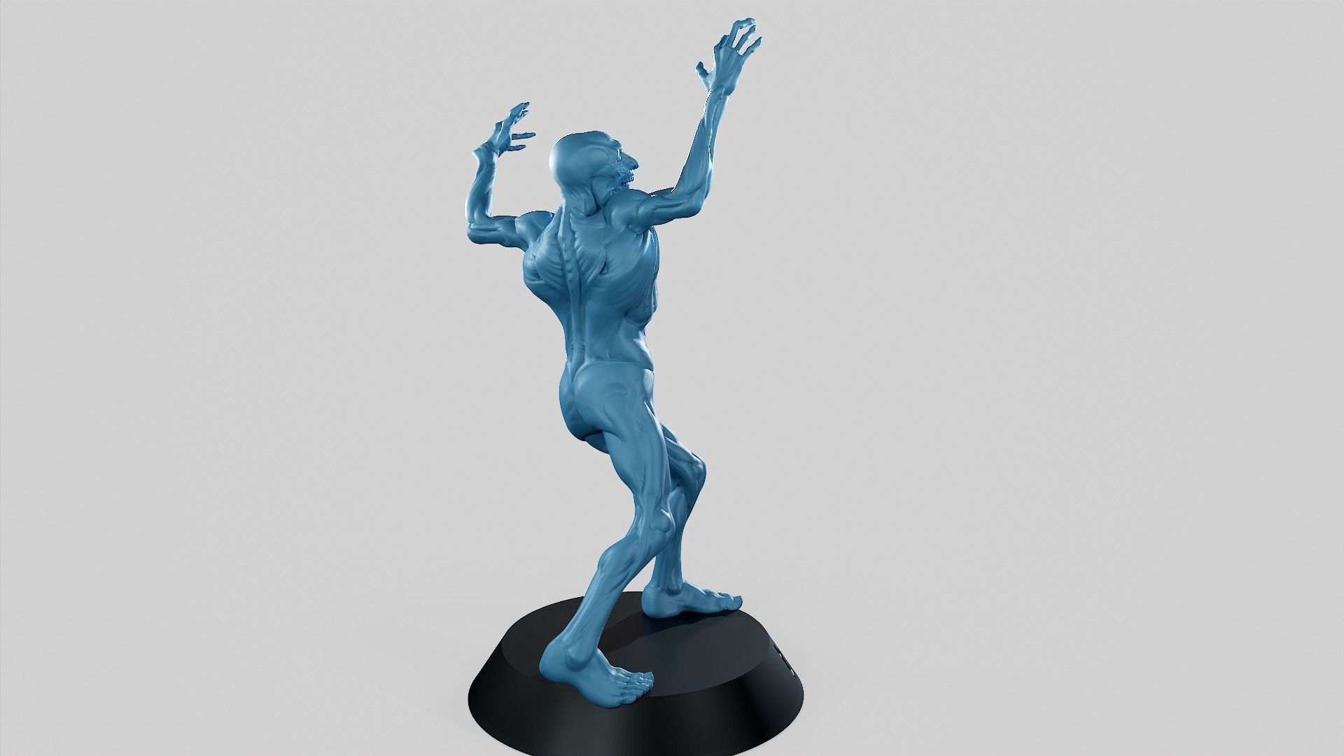 Zombie Undead Pose 02 3D print model_42
