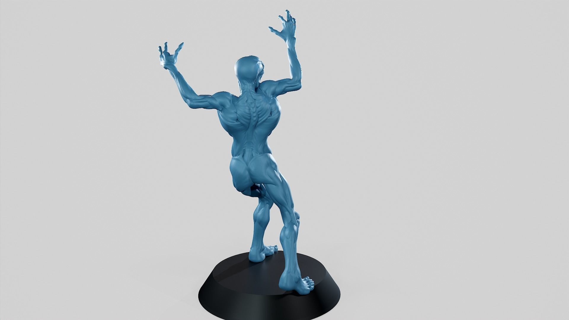 Zombie Undead Pose 02 3D print model_38