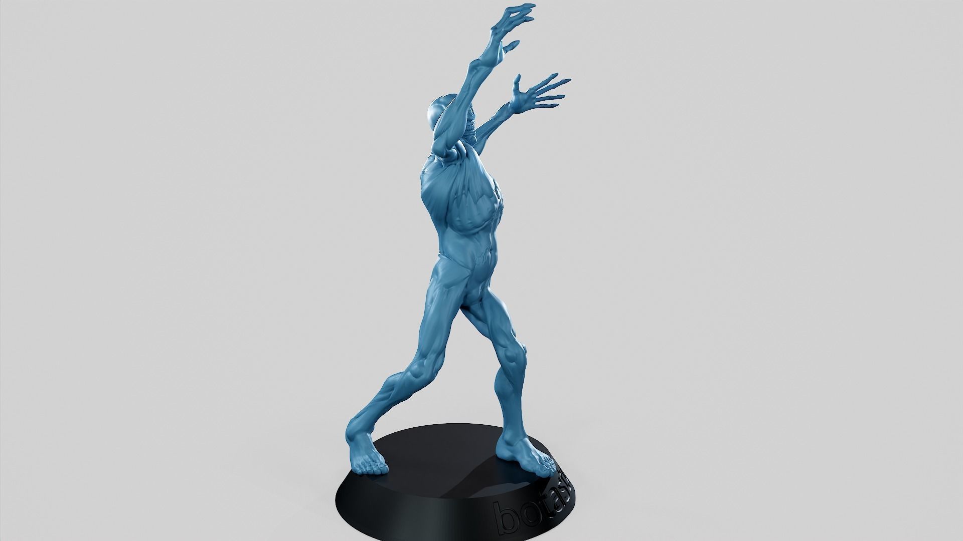 Zombie Undead Pose 02 3D print model_48