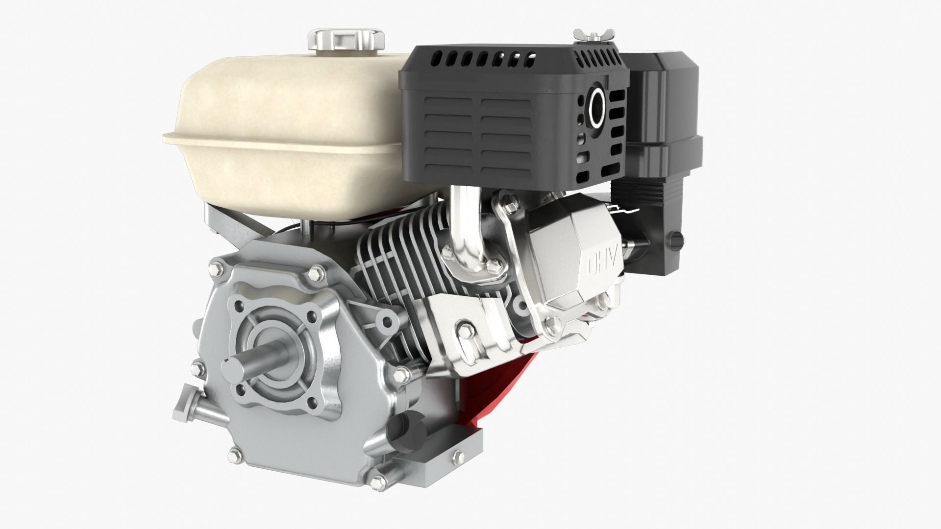 Gasoline Engine 3D model_9