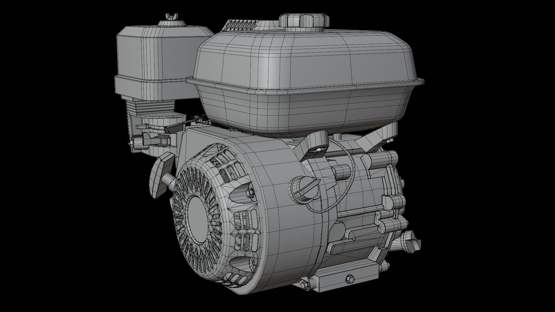 Gasoline Engine 3D model_15