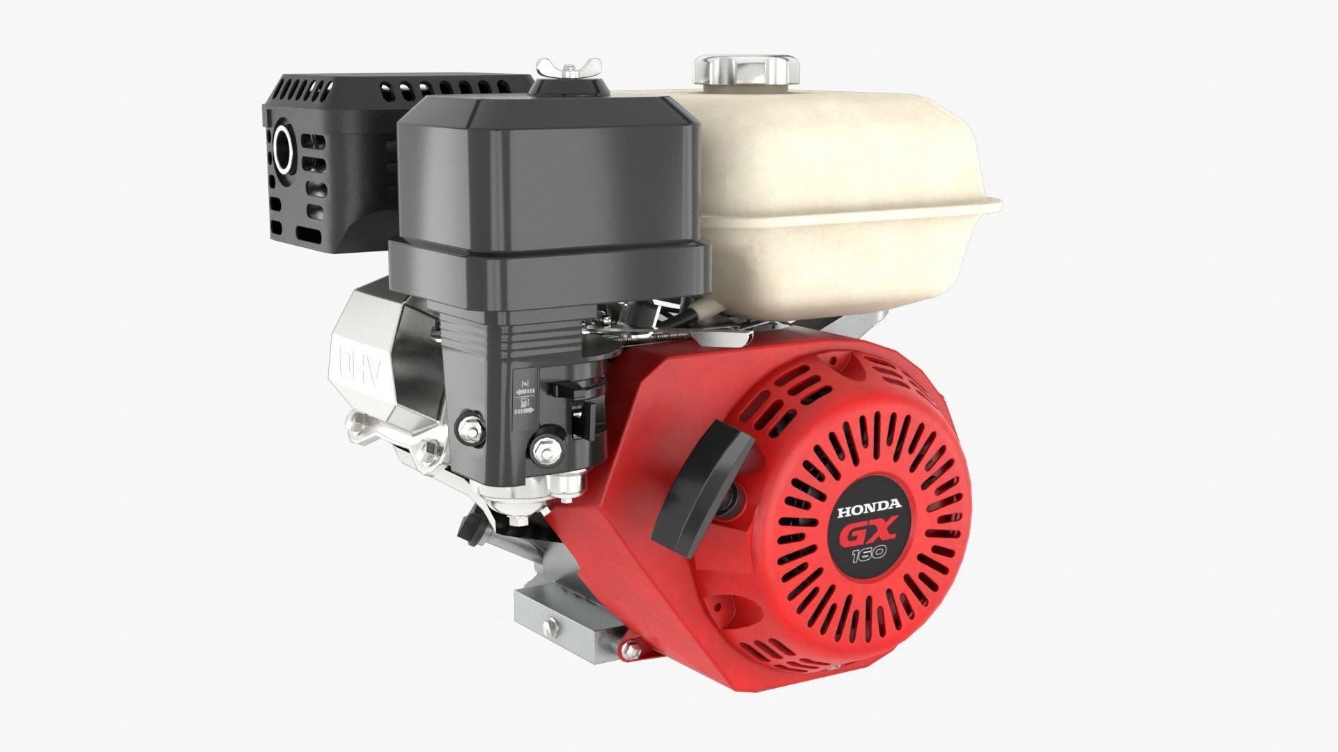 Gasoline Engine 3D model_1