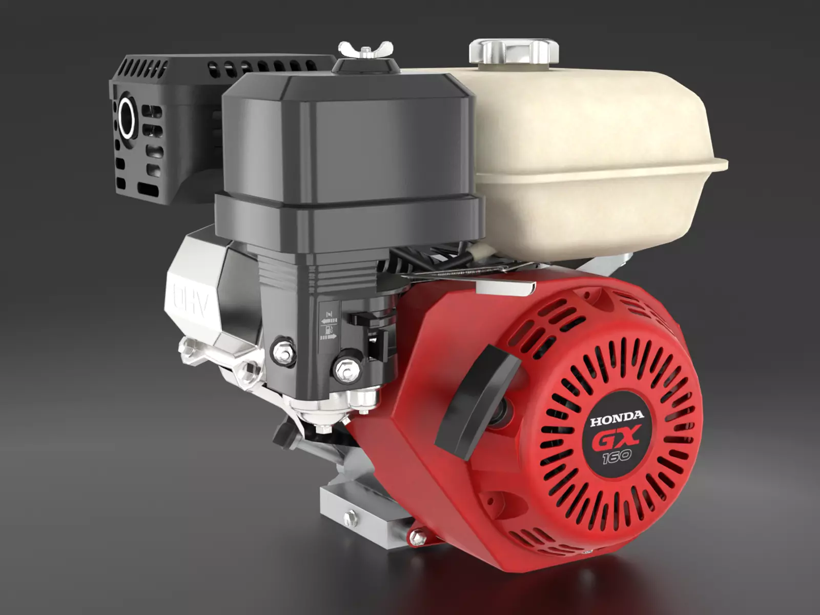 Gasoline Engine 3D model_0