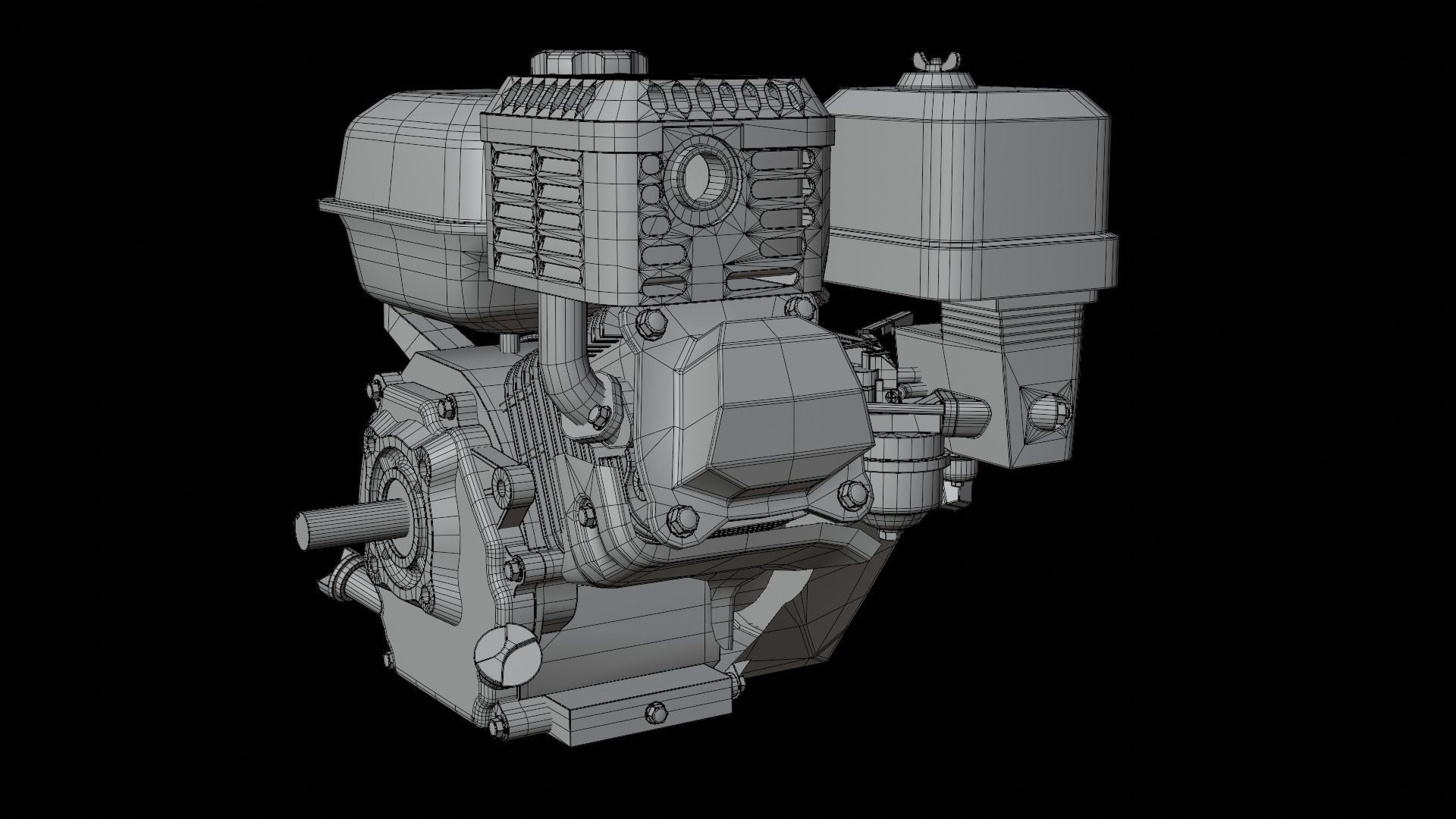 Gasoline Engine 3D model_17