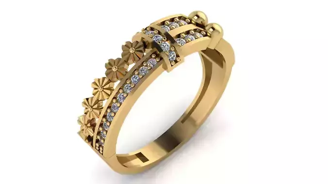 wedding Ring cocktail gemstone printable collection O 008