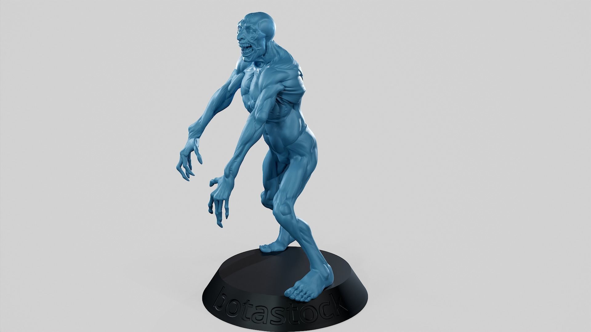 Zombie Undead Pose 03 3D print model_45