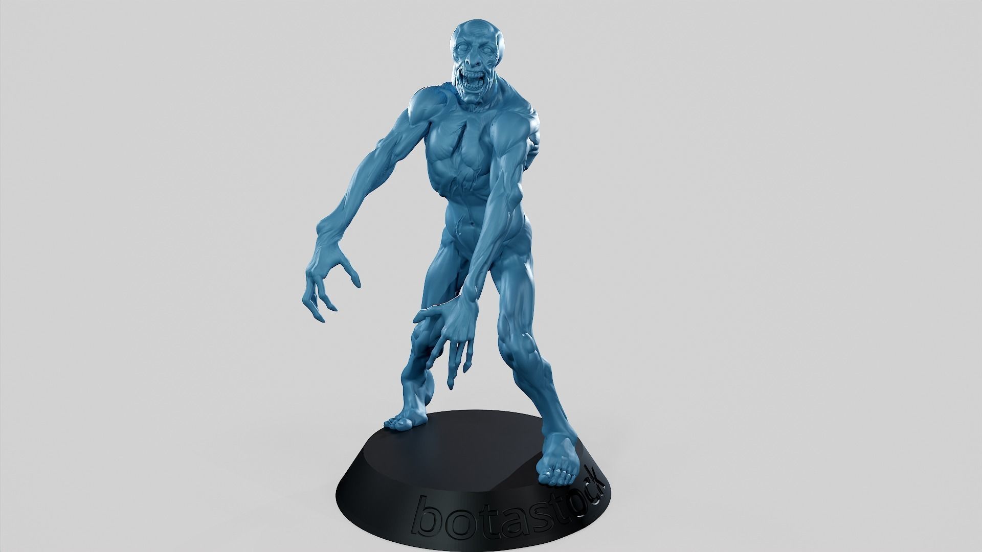 Zombie Undead Pose 03 3D print model_48
