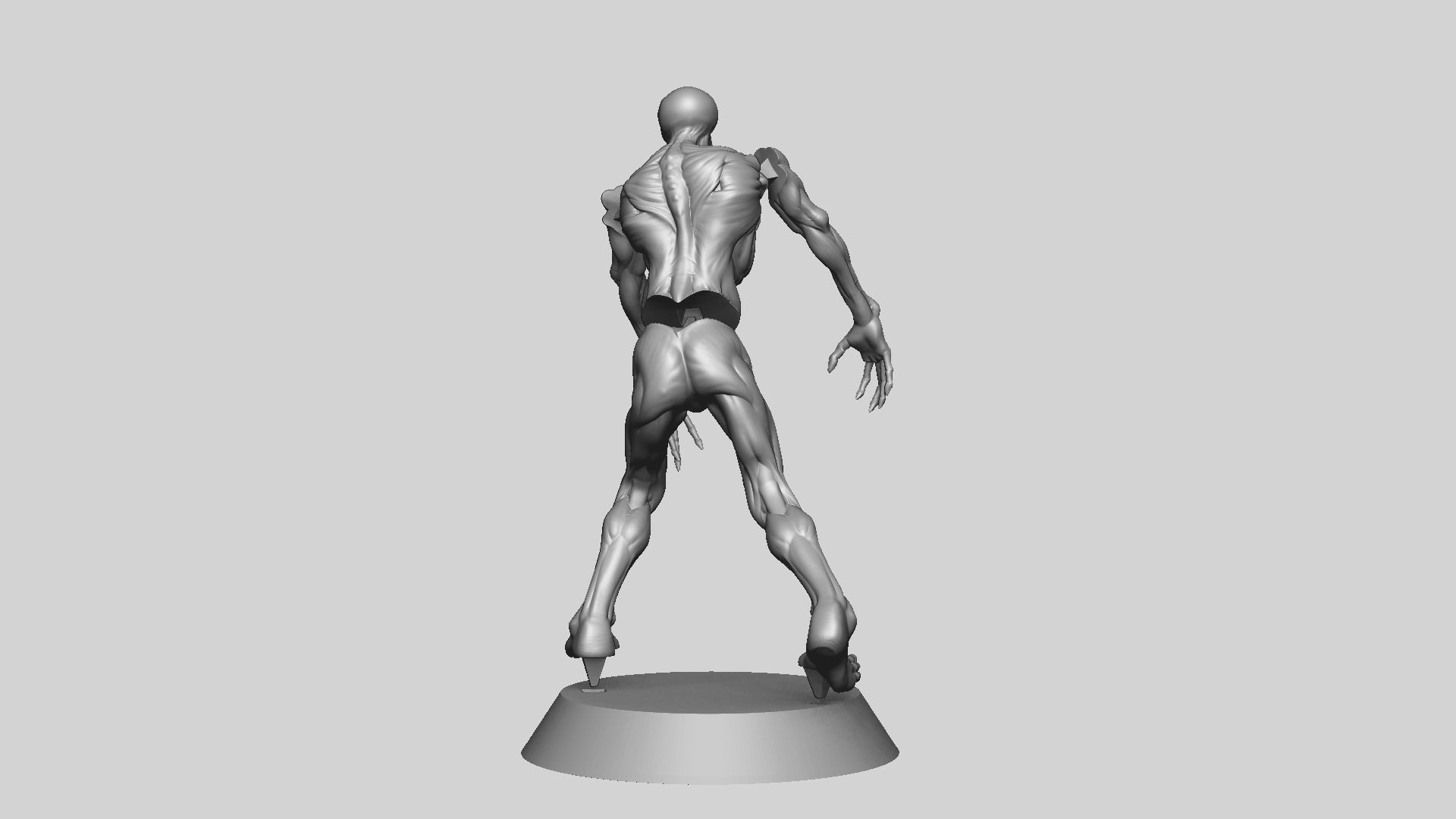 Zombie Undead Pose 03 3D print model_26