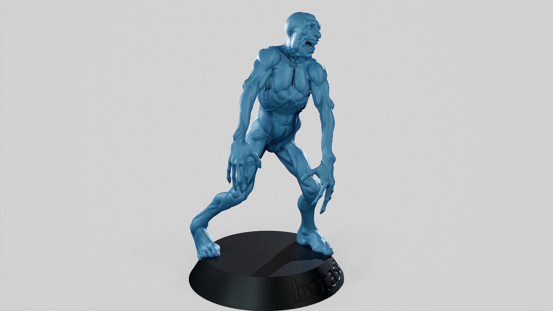 Zombie Undead Pose 03 3D print model_4