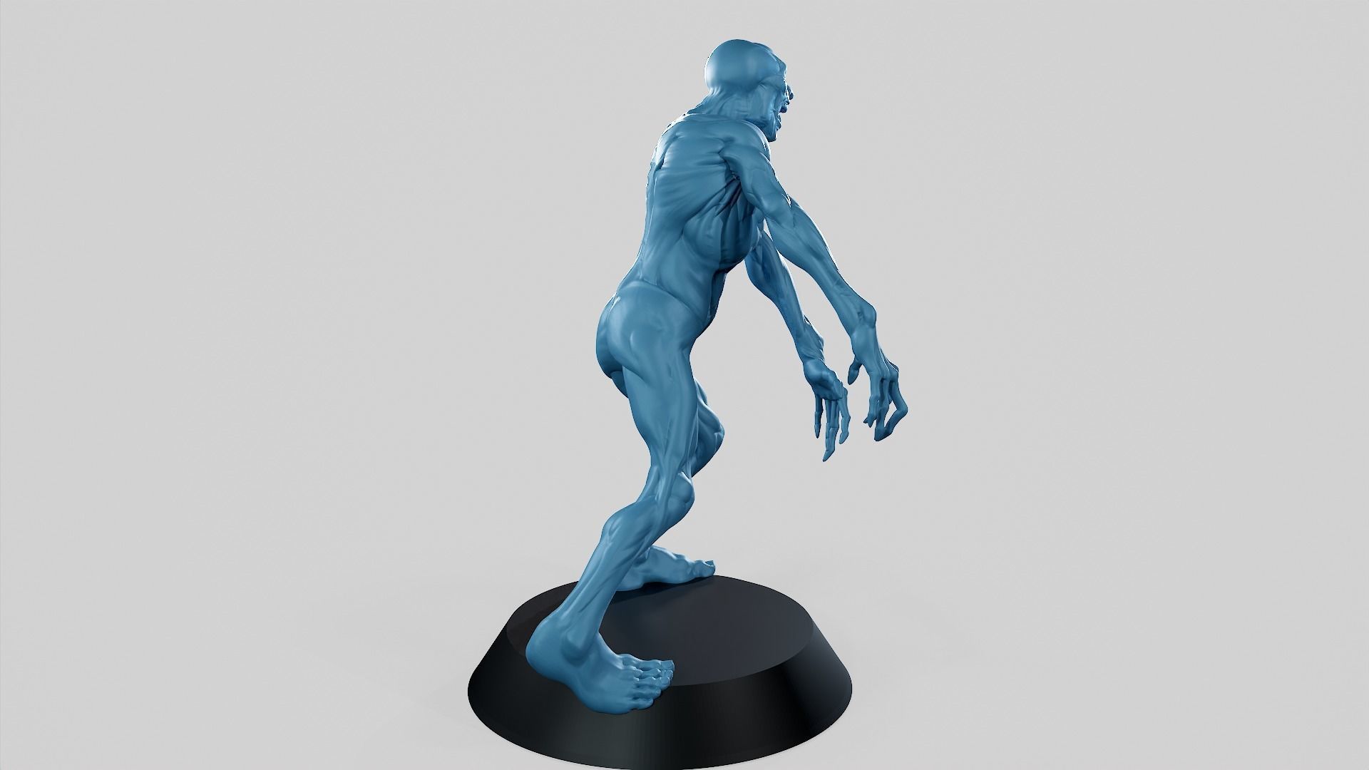 Zombie Undead Pose 03 3D print model_11