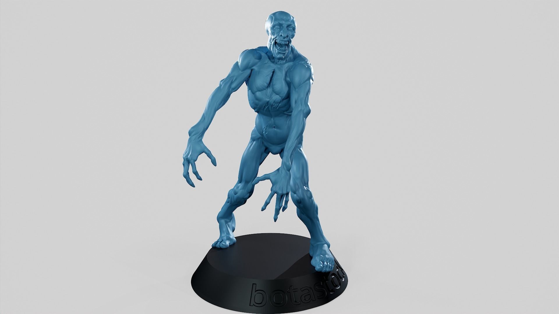 Zombie Undead Pose 03 3D print model_49