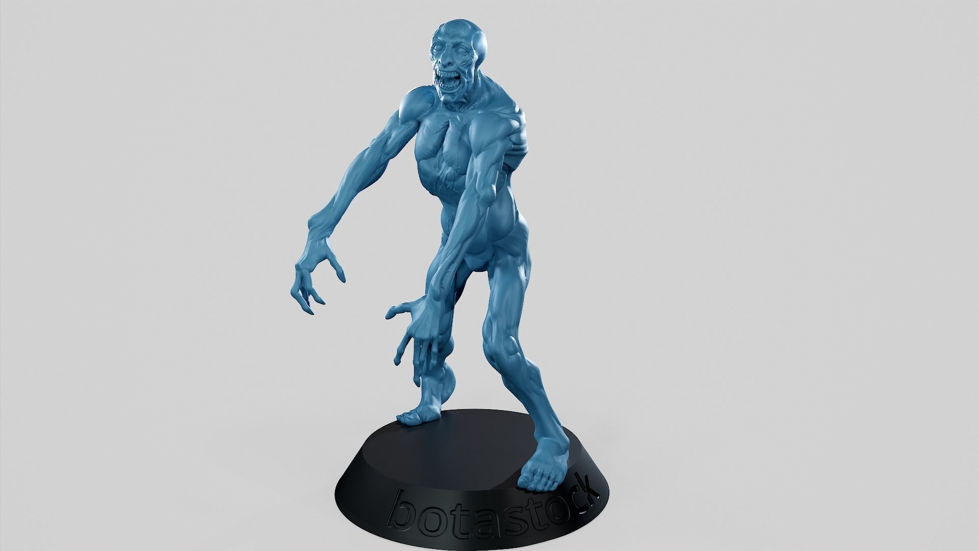 Zombie Undead Pose 03 3D print model_47