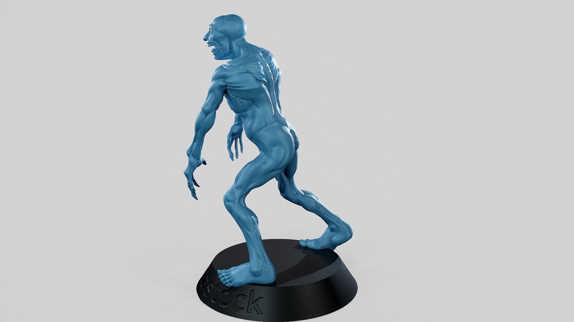 Zombie Undead Pose 03 3D print model_40