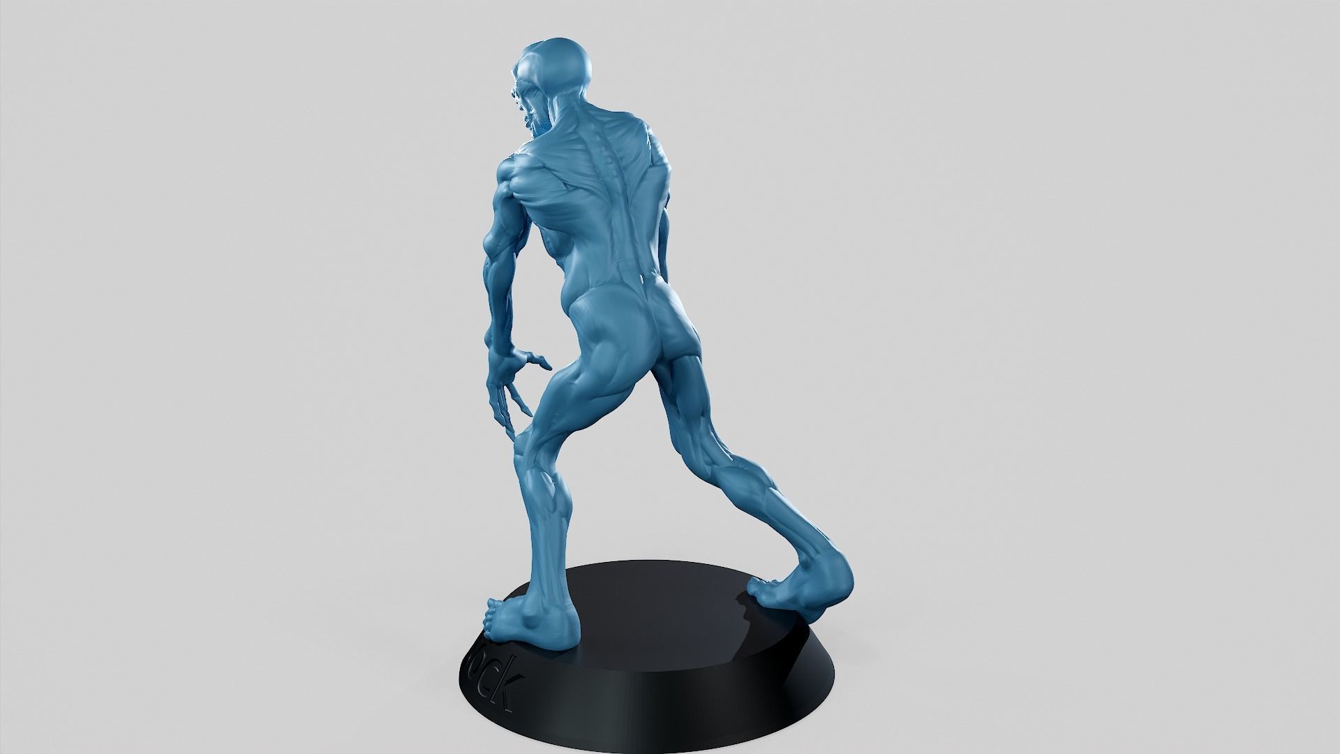Zombie Undead Pose 03 3D print model_37
