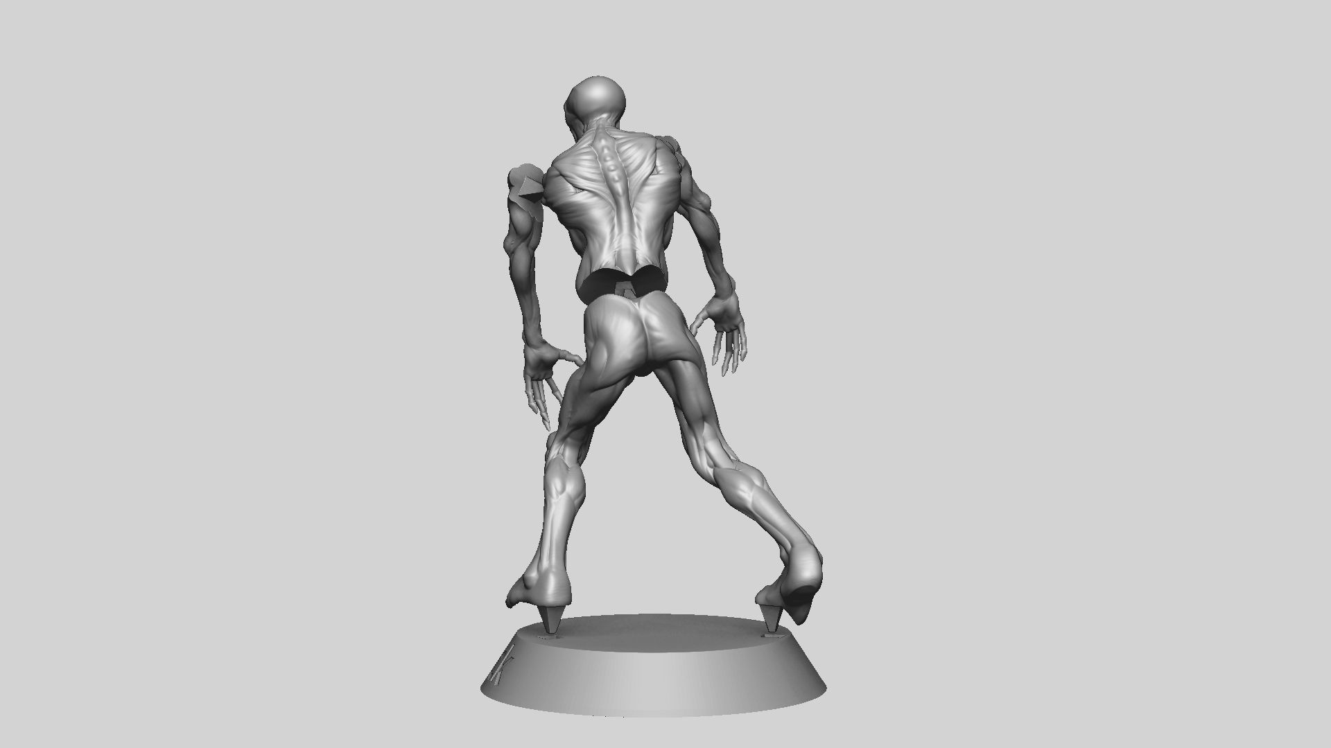 Zombie Undead Pose 03 3D print model_25