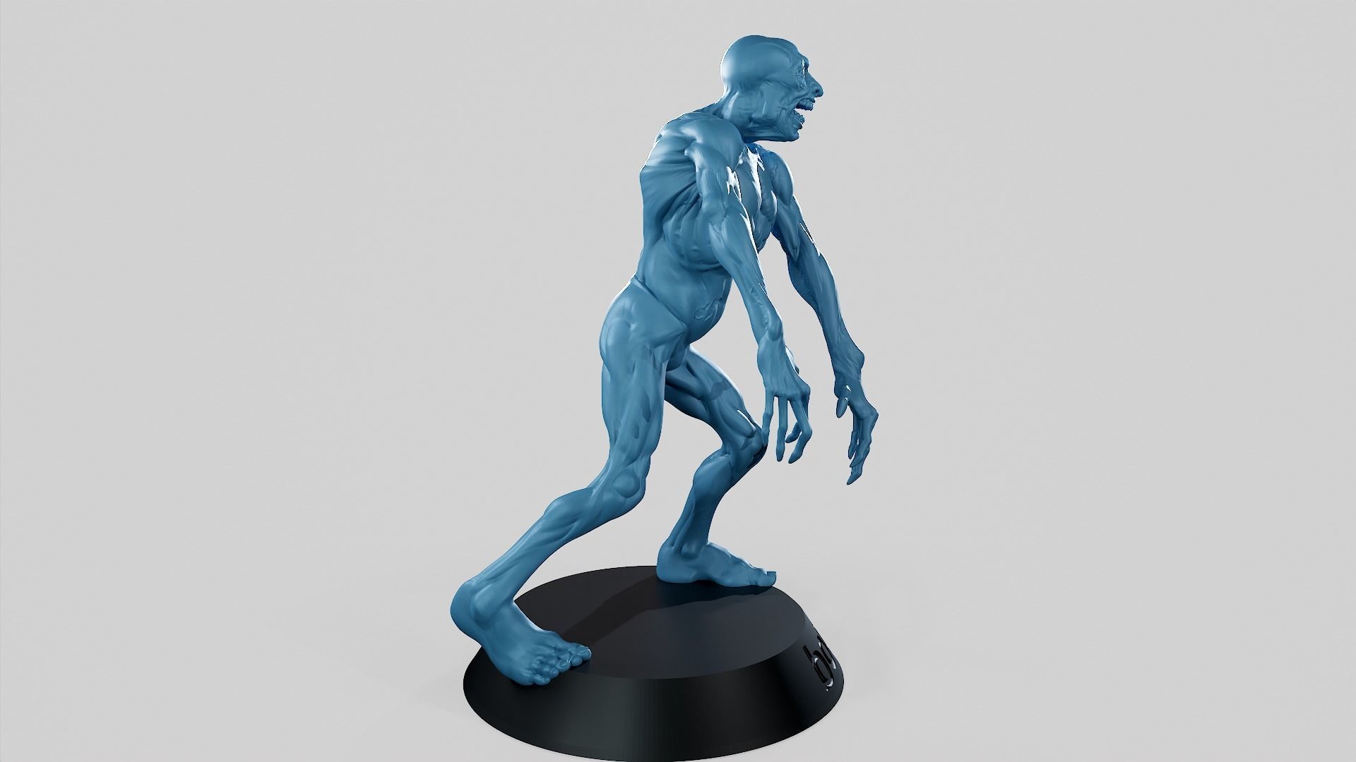 Zombie Undead Pose 03 3D print model_8