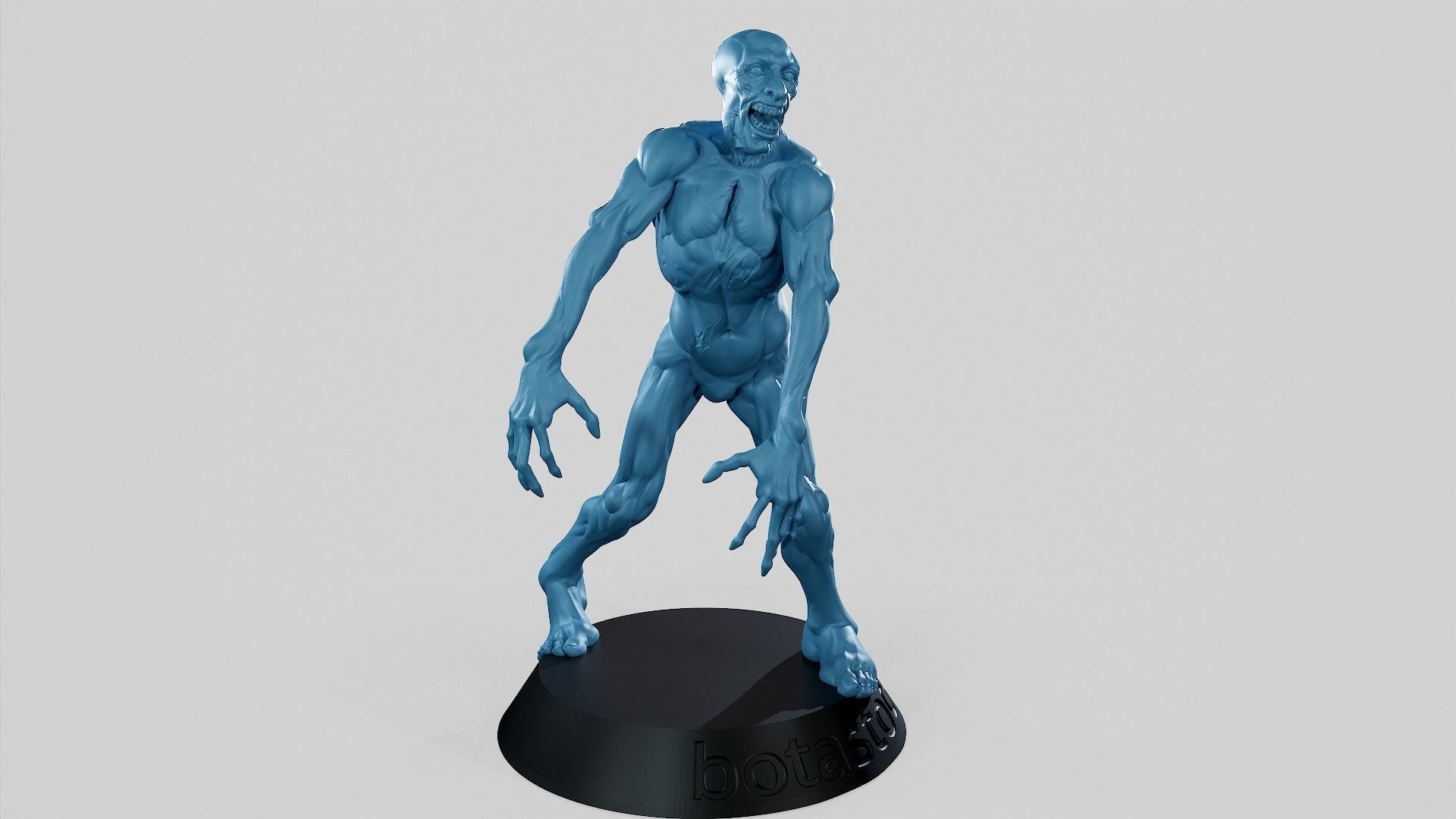 Zombie Undead Pose 03 3D print model_50