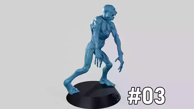 Zombie Undead Pose 03 3D print model