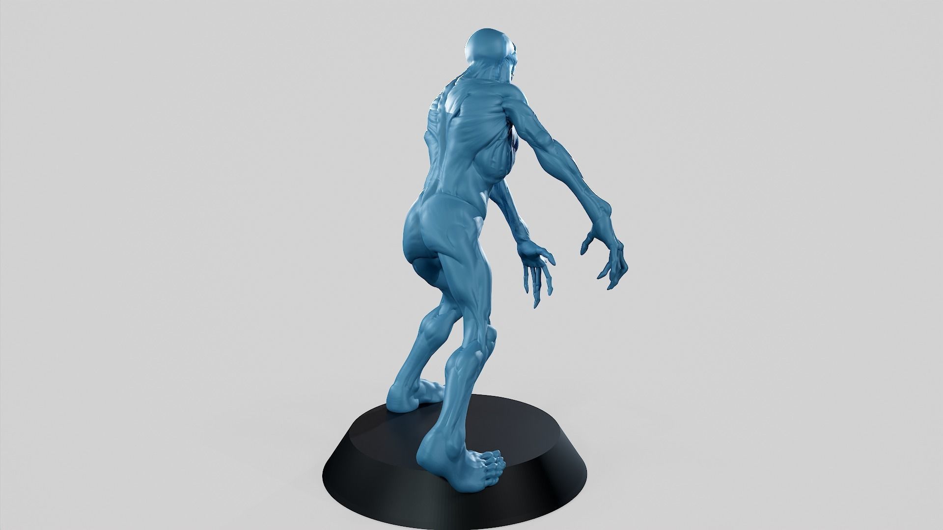 Zombie Undead Pose 03 3D print model_13