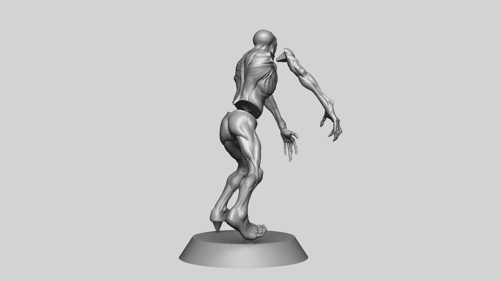 Zombie Undead Pose 03 3D print model_28