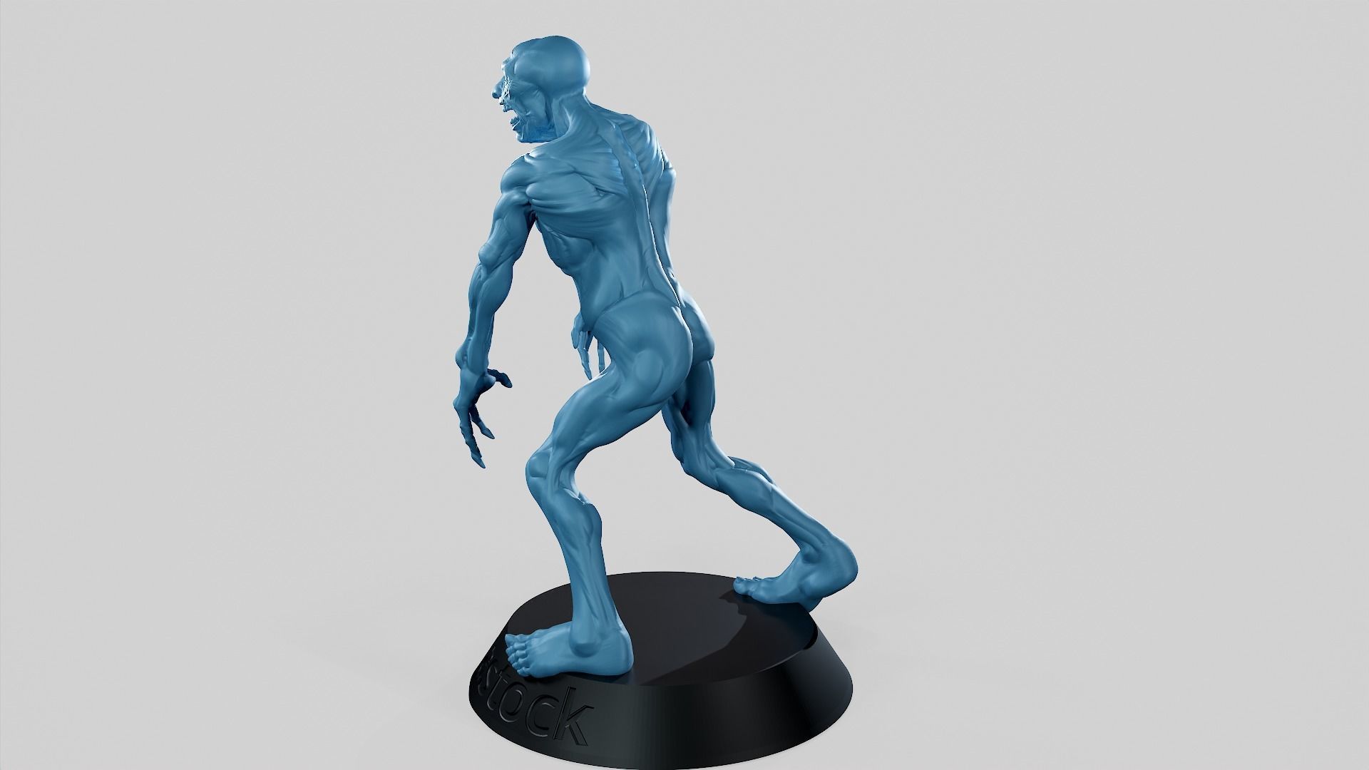 Zombie Undead Pose 03 3D print model_39
